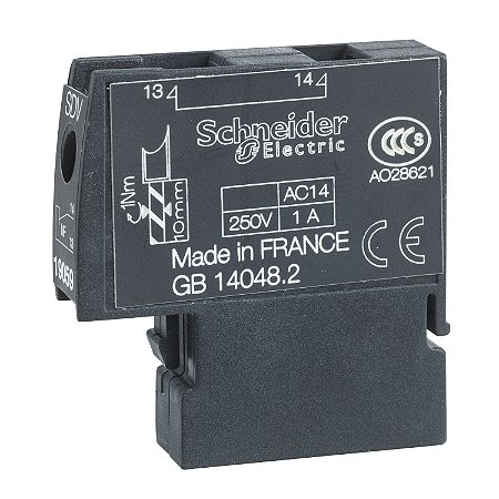 19059 Auxiliary contact - 1 SDV 1NC - for NG125 - 250 V - 0.1-1A