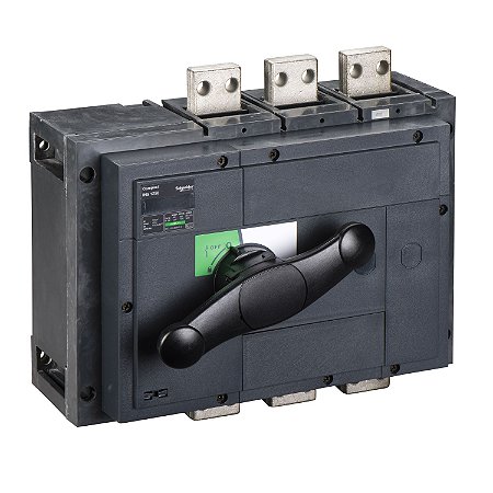 31342 - Chave seccionadora, Compact INS630b, 630 A, versão padrão com manopla rotativa preta, 3 pólos