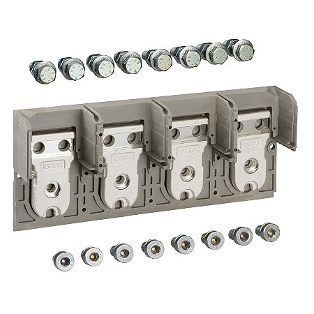 33612 - Conexões frontais, 1600 A, ComPact NS fixo tipo N / H / NA, montagem superior, 4 pólos