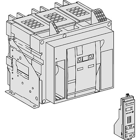 48109 - Disjuntor Masterpact NW40bH1 - 4000 A - 4 pólos - fixo - sem relé