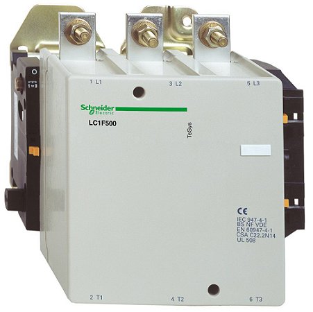 LC1F500M7 Schneider Electric/TELEMECANIQUE CONTATOR TRIPOLAR TESYS F 500A