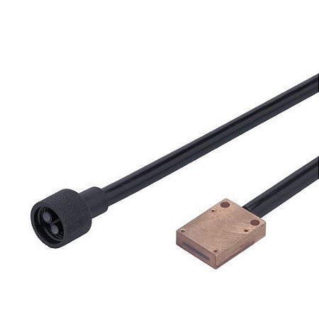 E20249 - Sensor de reflexão difusa de fibra ótica com conversor de seção