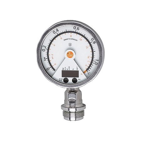 PG2797- Sensor de pressão de alinhamento frontal com exibição analógic