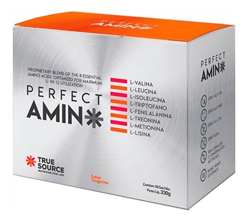 Perfect Amino Aminoacidos Essenciais 30 Sachês True Source Fast Suplementos Importados E 7866