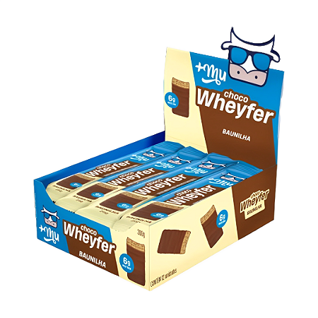 12 Choco Wheyfer Wafer - Mais Mu Sabores