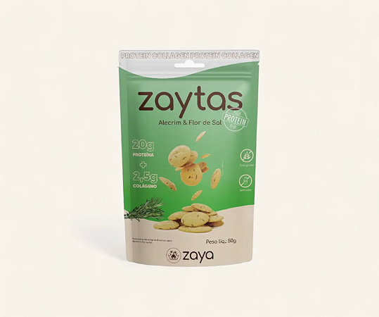 Biscoito Alecrim Protein Sem Glúten Zaya 50G