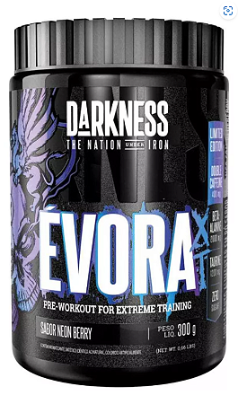 Pré-treino Évora Xt Pote 300g Darkness Neon Berry