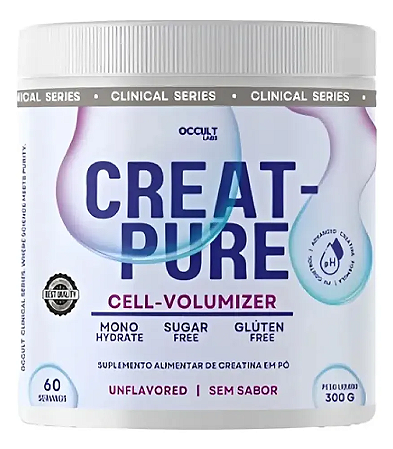 Occult Labs Creatina Creat-pure Cell-volumizer 300g Pó