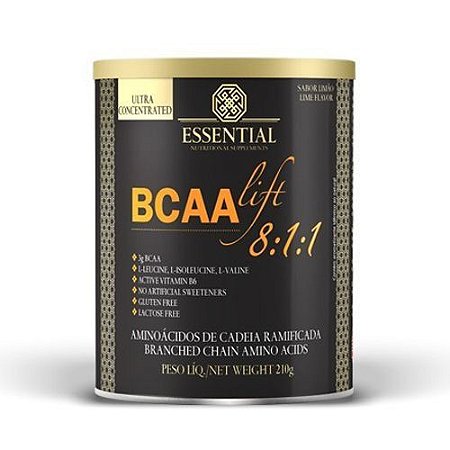 Bcaalift 8:1:1 - 210g Melhor Bcaa- Essential Nutrition - Fast Suplementos  importados e nacionais melhores preços e marcas