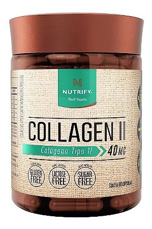 Collagen Ii 40mg - Colágeno Tipo 2 (60 Caps) - Nutrify