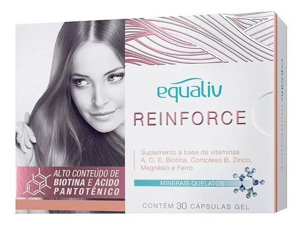 Equaliv Reinforce Cabelos E Unhas C/30 Cáps, Full