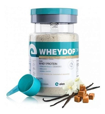 Wheydop 3w 900g - Elemento Puro - Todos Sabores | Novo