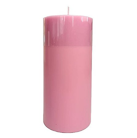 Vela Advento  Rosa Altar de Igreja  8cm X 20 Cm