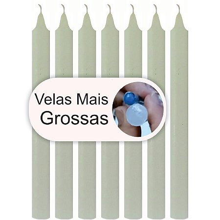 Vela Palito Atacado 100 unidades de 14cm  Promoção  100% Parafina