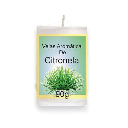 Velas De Citronela 6 Unidades com Pote Flexível