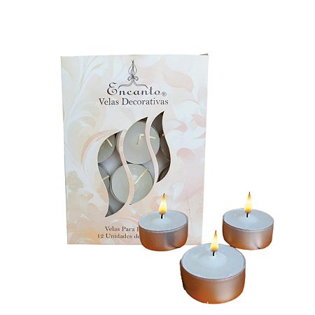 Velas Aromáticas  12 Unidades Recho - Baunilha