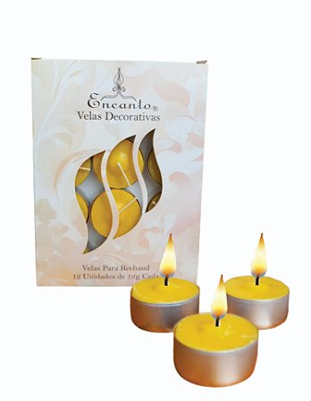 Velas Aromáticas Citronela 12 Unidades Recho
