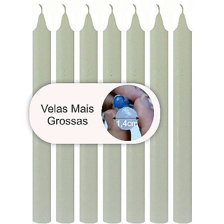 Velas Palitos Atacado 100 unidades de 18cm Promoção 100% Parafina