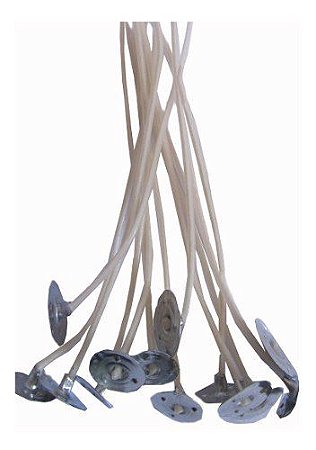 100 Uni Pavio P/ Velas Decorativas De Parafina 18cm  Altura