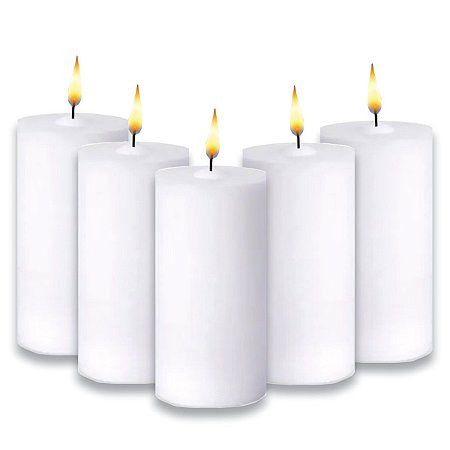 50 Velas 8 Horas  Decoração Casamento Festas Sala Atacado