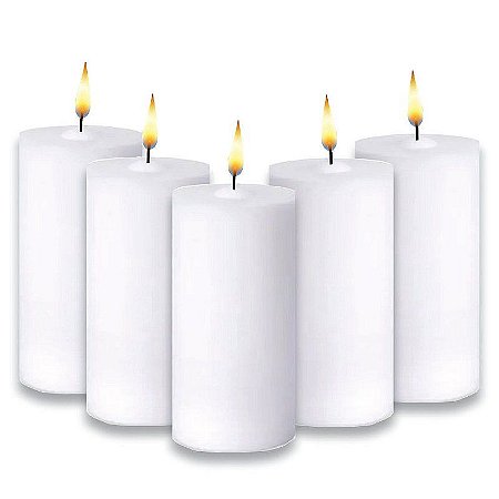 25 Velas 8 Horas Decoração Casamento Festas Atacado
