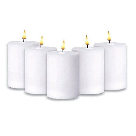 24 Velas Rechaud 6 Horas  Lâmparina Recho Refil Luminárinara