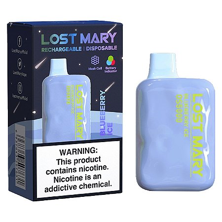 ELFBAR LOST MARY - 5000 PUFFS - BLUEBERRY ICE
