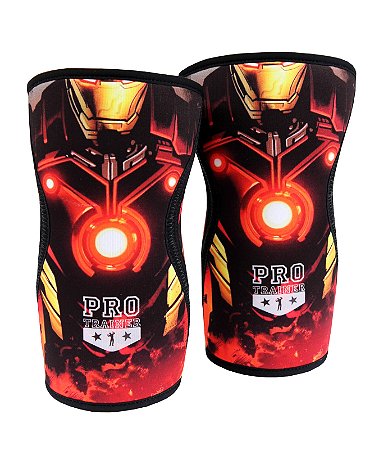 Joelheira Crossfit 7mm Homem de Ferro