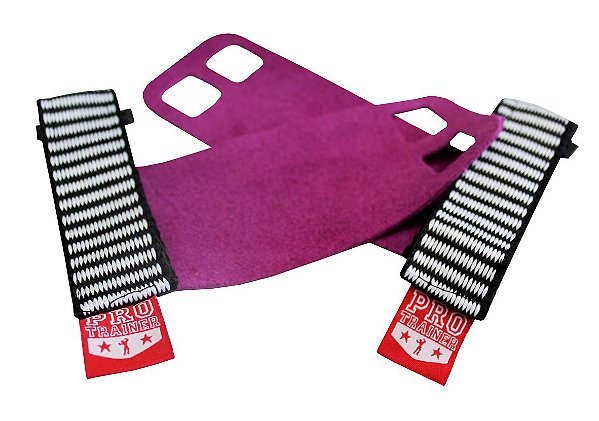 Grip 2 Furos em Couro Roxo