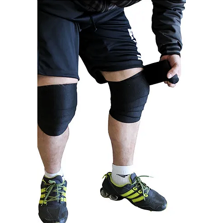 Faixa De Joelho Profissional Preto