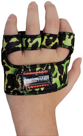 Luva Meia Palma Onça Verde