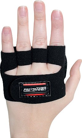 Luva Meia Palma Preta