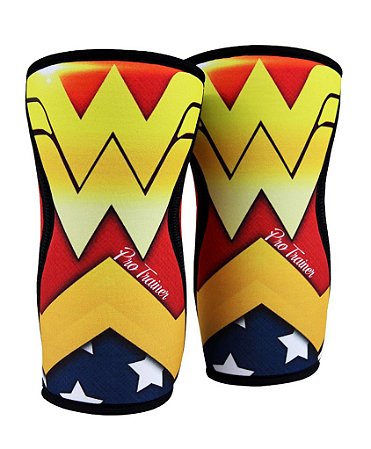 Joelheira Crossfit 5mm Mulher Maravilha