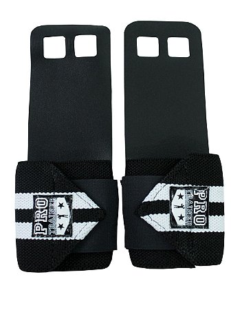 Grip com Munhequeira Preto com Branco