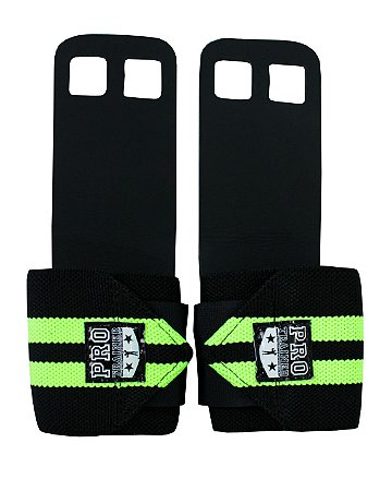 Grip com Munhequeira Preto com Verde