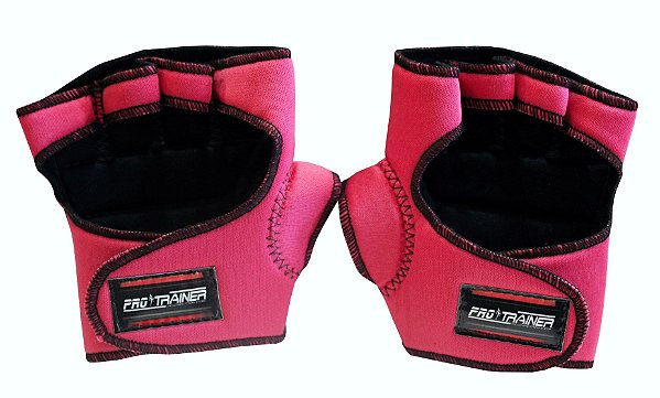 Luva Com Polegar Rosa