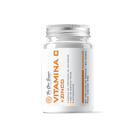 Vitamina C 500mg + Zinco 15mg + Vit A e Vit B1, B6 e B12 - 60 Veg Caps | The One Supps