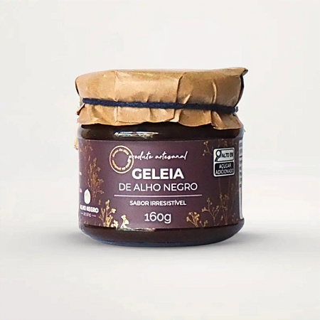 Geléia Artesanal de Alho Negro 160g | Alho Negro do Sítio
