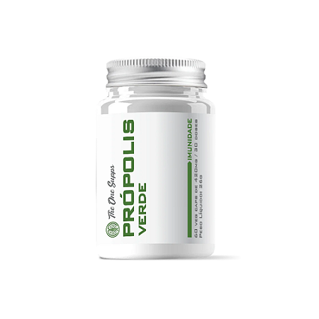 Própolis Verde 420mg Imunidade 30 doses com 60cps | The One Supps