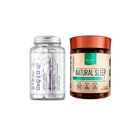 KIT RITMO NATURAL | COQ10 + MAGNÉSIO + MELATONINA