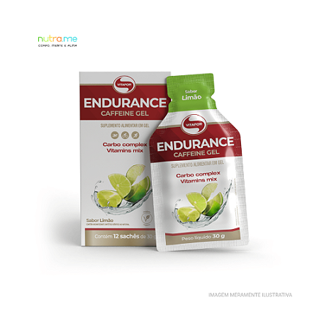 Endurance Caffeine Gel de Carboidrato com Cafeína 30g | Vitafor