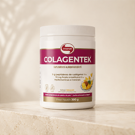 Colagentek Peptídeos de Colágeno Hidrolisado 300g | Vitafor