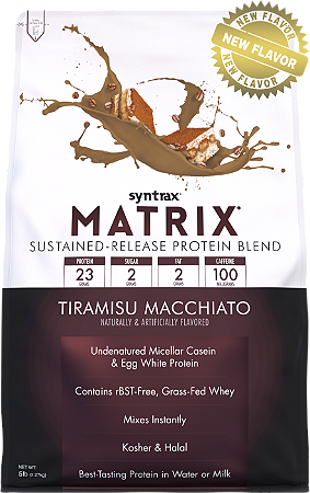 Matrix 5.0 Syntrax -Tiramisu Macchiato (com cafeína) 2270g - IMPORTADO