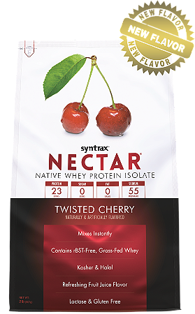 Nectar Syntrax - Whey Isolado Twisted Cherry (Cereja) 907g - IMPORTADO