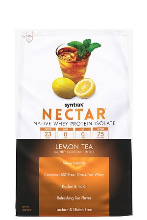 Nectar Syntrax - Whey Isolado Lemon Tea (Chá com Limão) 907g - IMPORTADO