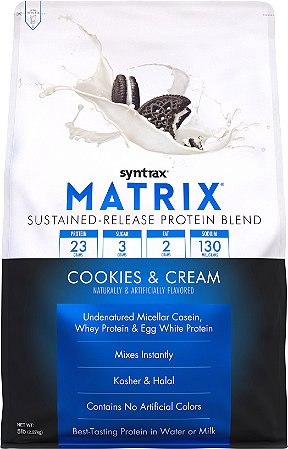 Matrix 5.0 Syntrax - Cookies & Cream 2.270g - IMPORTADO