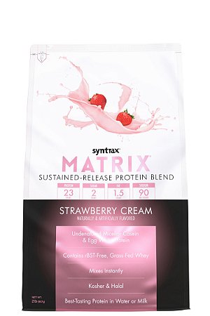 Matrix 2.0 Syntrax - Strawberry Cream (sabor Creme de Morango) 907g - IMPORTADO