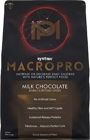 Macro Pro Syntrax - Milk Chocolate 2.270g - IMPORTADO