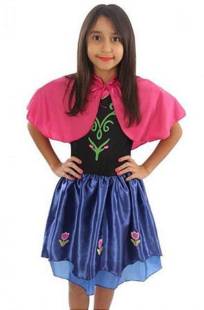 fantasia infantil anna frozen