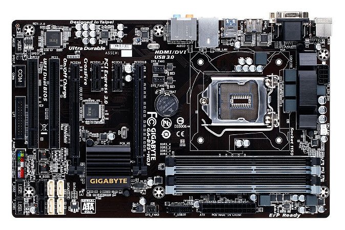 Placa Mãe Gigabyte B85-HD3 LGA 1150 4 GPUs (Semi-nova)